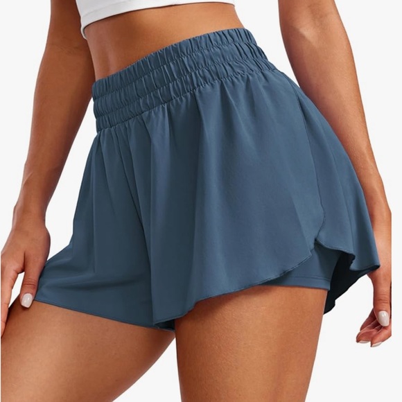 CRZ YOGA 2 in 1 Flowy Running Shorts- Stelindigo - Picture 1 of 6